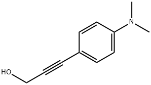 2-Propyn-1-ol, 3-[4-(dimethylamino)phenyl]- Structure