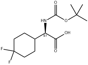 2-((tert-butoxycarbonyl)amino)-2-(4,4-difluorocyclohexyl)acetic acid compound with acetic acid (1:1)