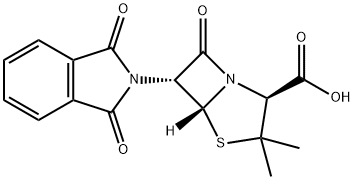 6β-Phthalimidopenicillanic Acid, 20425-27-8, 结构式