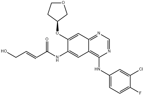 4-Hydroxy 4-Dedimethylamino Afatinib Structure