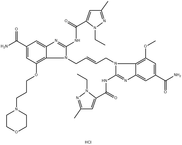 diABZI STING agonist-1 trihydrochloride Struktur