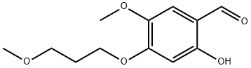 Benzaldehyde, 2-hydroxy-5-methoxy-4-(3-methoxypropoxy)- Structure
