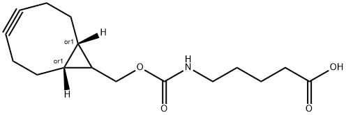 5-ENDO-双环[6,1,0]壬炔-戊酸, 2364591-80-8, 结构式