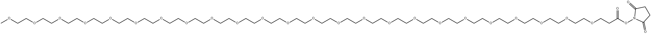 m-PEG24-NHS ester, 2395839-96-8, 结构式