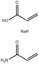 丙烯酸钠-丙烯酰胺聚合物, 25085-02-3, 结构式
