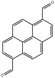 1,6-Pyrenedicarboxaldehyde Structure