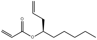 2-Propenoic acid, (1R)-1-(2-propen-1-yl)hexyl ester Struktur
