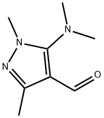 5-(dimethylamino)-1,3-dimethyl-1H-pyrazole-4-carbaldehyde Structure