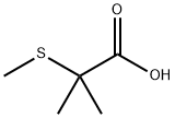 2-甲基-2-(甲基硫烷基)丙酸 结构式