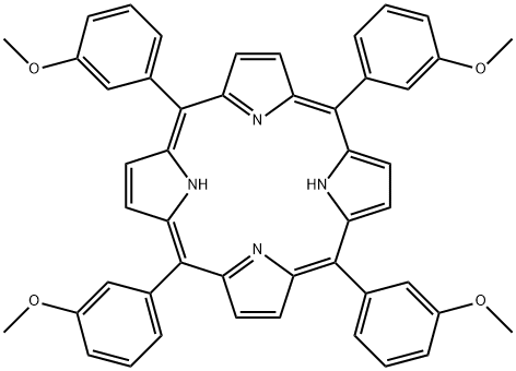 meso-tetrakis(3-methoxyphenyl)porphyrin Structure