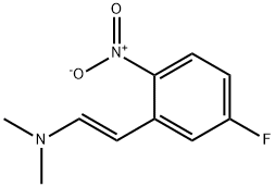 Ethenamine, 2-(5-fluoro-2-nitrophenyl)-N,N-dimethyl-, (E)- (9CI) Structure