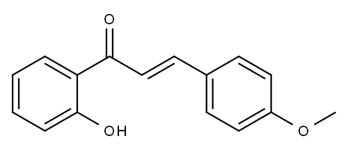 2-Propen-1-one, 1-(2-hydroxyphenyl)-3-(4-methoxyphenyl)-, (2E)- Structure