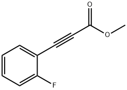 2-Propynoic acid, 3-(2-fluorophenyl)-, methyl ester Struktur