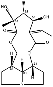 (1S,14R)-1,2-Dihydro-12,14α-dihydroxysenecionan-11,16-dione Structure