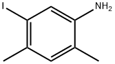 5-碘-2,4-二甲基苯胺, 4102-52-7, 结构式