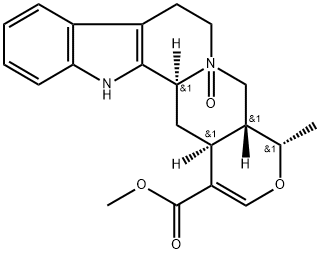 4,R-ajmalicine N-oxide Struktur