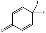 2,5-Cyclohexadien-1-one, 4,4-difluoro- Structure