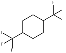 1,4-ビス(トリフルオロメチル)シクロヘキサン (cis-, trans-混合物) 化学構造式