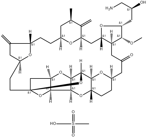 甲磺酸艾瑞布林 结构式