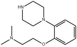 二甲基({2-[2-(哌嗪-1-基)苯氧基]乙基})胺 结构式
