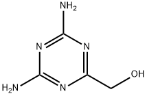 (二氨基-1,3,5-三嗪-2-基)甲醇 结构式