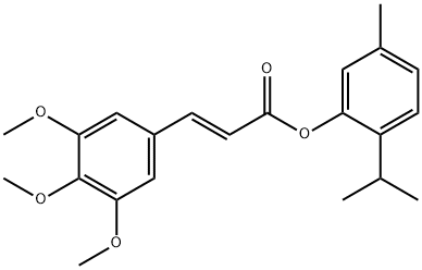 Thymol Trimethoxycinnamate, 504394-57-4, 结构式