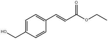 3-(4-(羟甲基)苯基)丙烯酸乙酯, 530145-11-0, 结构式