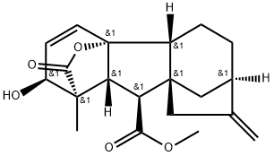 赤霉素A7甲酯 结构式