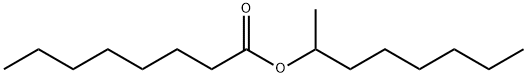 Octanoic acid, 1-methylheptyl ester Struktur