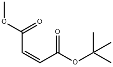 (2Z)-1-(1,1-Dimethylethyl)-2-butenedioic Acid 4-Methyl Ester Structure