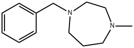 1H-1,4-Diazepine, hexahydro-1-methyl-4-(phenylmethyl)-, 59039-76-8, 结构式