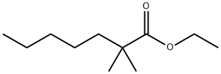 Heptanoic acid, 2,2-dimethyl-, ethyl ester, 59415-00-8, 结构式