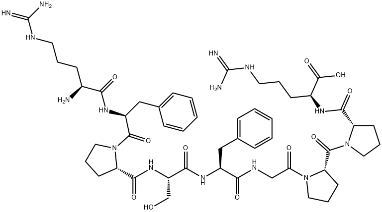 RETROBRADYKININ, 5991-13-9, 结构式