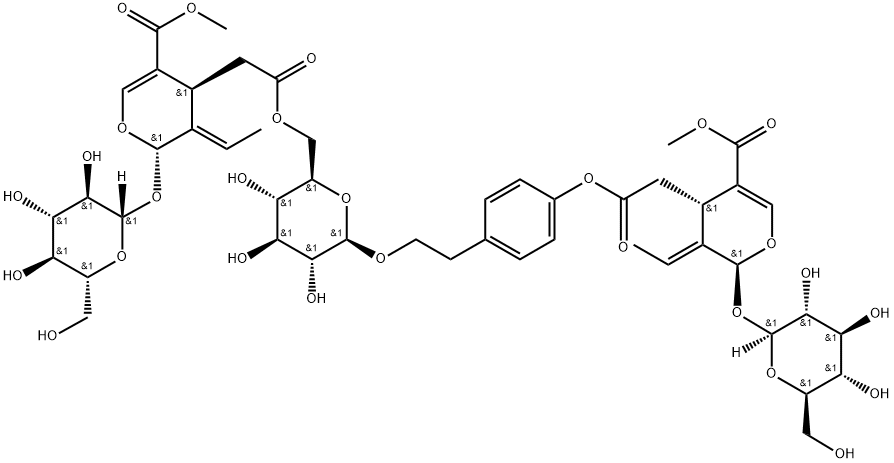 女贞苷G13, 60037-39-0, 结构式