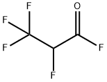 Propanoyl fluoride, 2,3,3,3-tetrafluoro- Structure