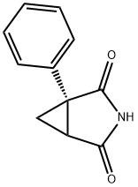 3-Azabicyclo[3.1.0]hexane-2,4-dione, 1-phenyl-, (1R)- (9CI) Structure