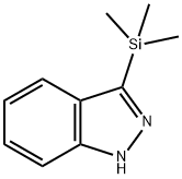 1H-Indazole, 3-(trimethylsilyl)- Struktur