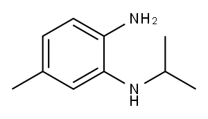 1,2-Benzenediamine, 4-methyl-N2-(1-methylethyl)- Structure