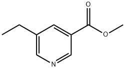 3-Pyridinecarboxylic acid, 5-ethyl-, methyl ester 结构式