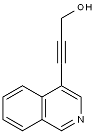 2-Propyn-1-ol, 3-(4-isoquinolinyl)- Struktur