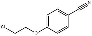 Benzonitrile, 4-(2-chloroethoxy)-, 72081-00-6, 结构式