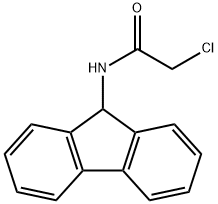 2-氯-N-(9H-芴-9-基)乙酰胺, 72336-24-4, 结构式