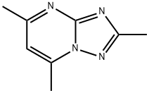 2,5,7-Trimethyl-s-triazolopyrimidine 结构式