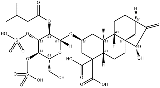 カルボキシアトラクチロシド カリウム塩 化学構造式