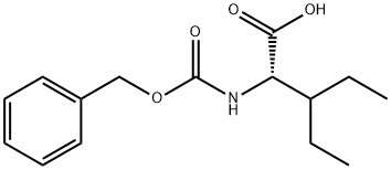 2-(((苄氧基)羰基)氨基)-3-乙基戊酸 结构式