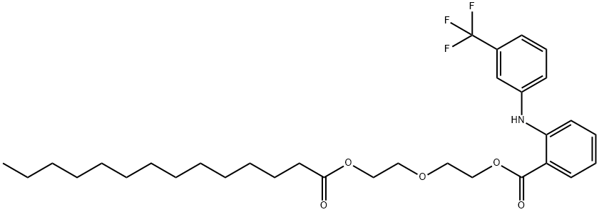 依托芬那酯杂质 结构式