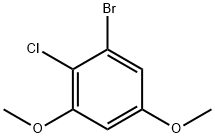 1-溴-2-氯-3,5-二甲氧基苯 结构式