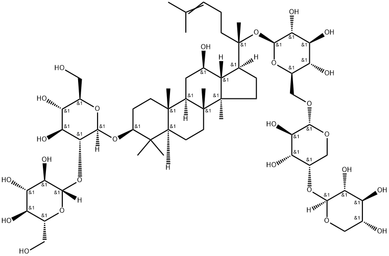 人参皂苷RA1, 83459-41-0, 结构式