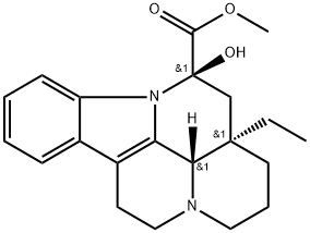 methyl (41S,12R,13aR)-13a-ethyl-12-
hydroxy-2,3,41,5,6,12,13,13aoctahydro-
1H-indolo[3,2,1-
de]pyrido[3,2,1-ij][1,5]naphthyridine-
12-carboxylate, 83508-83-2, 结构式