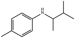Benzenamine, N-(1,2-dimethylpropyl)-4-methyl- Structure